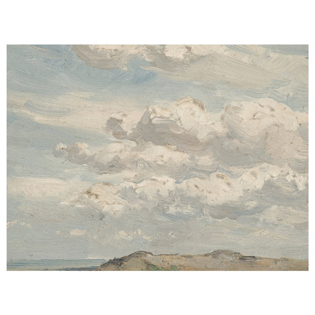 Dune Top with Clouds
