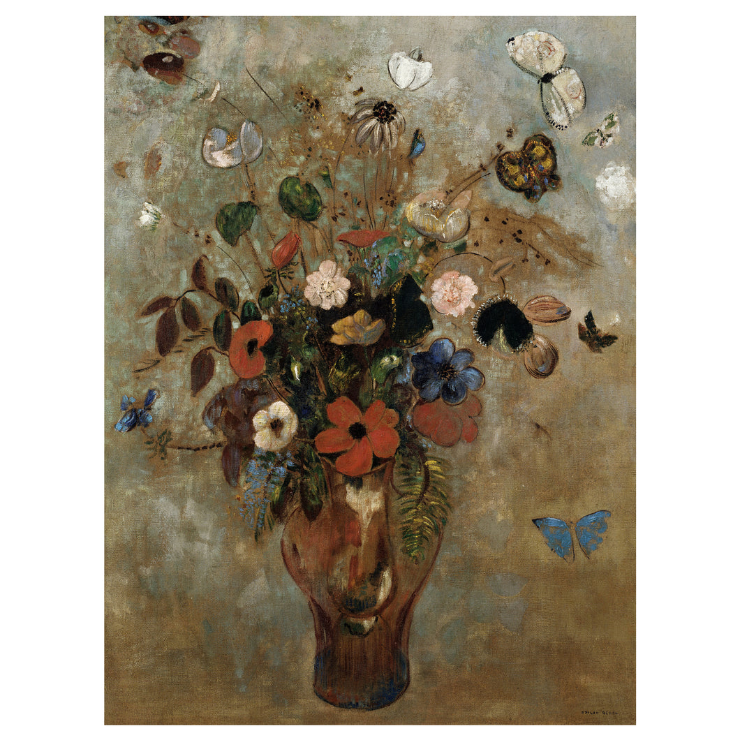 Flowers with Butterflies